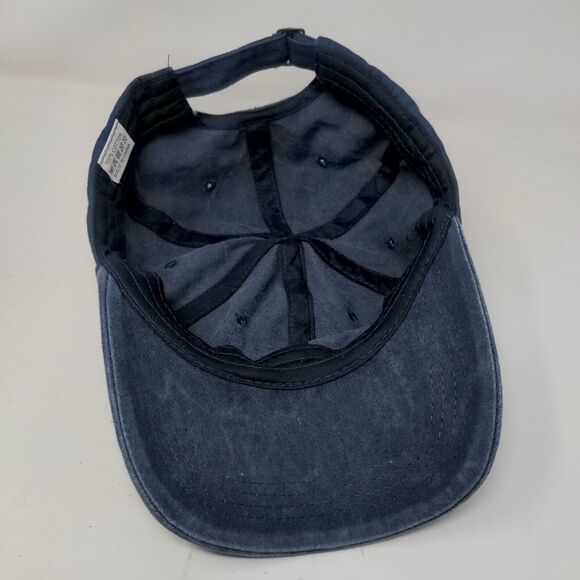 What A Difference A Dave Makes Slideback Hat Blue One Size Adjustable - Picture 6 of 7